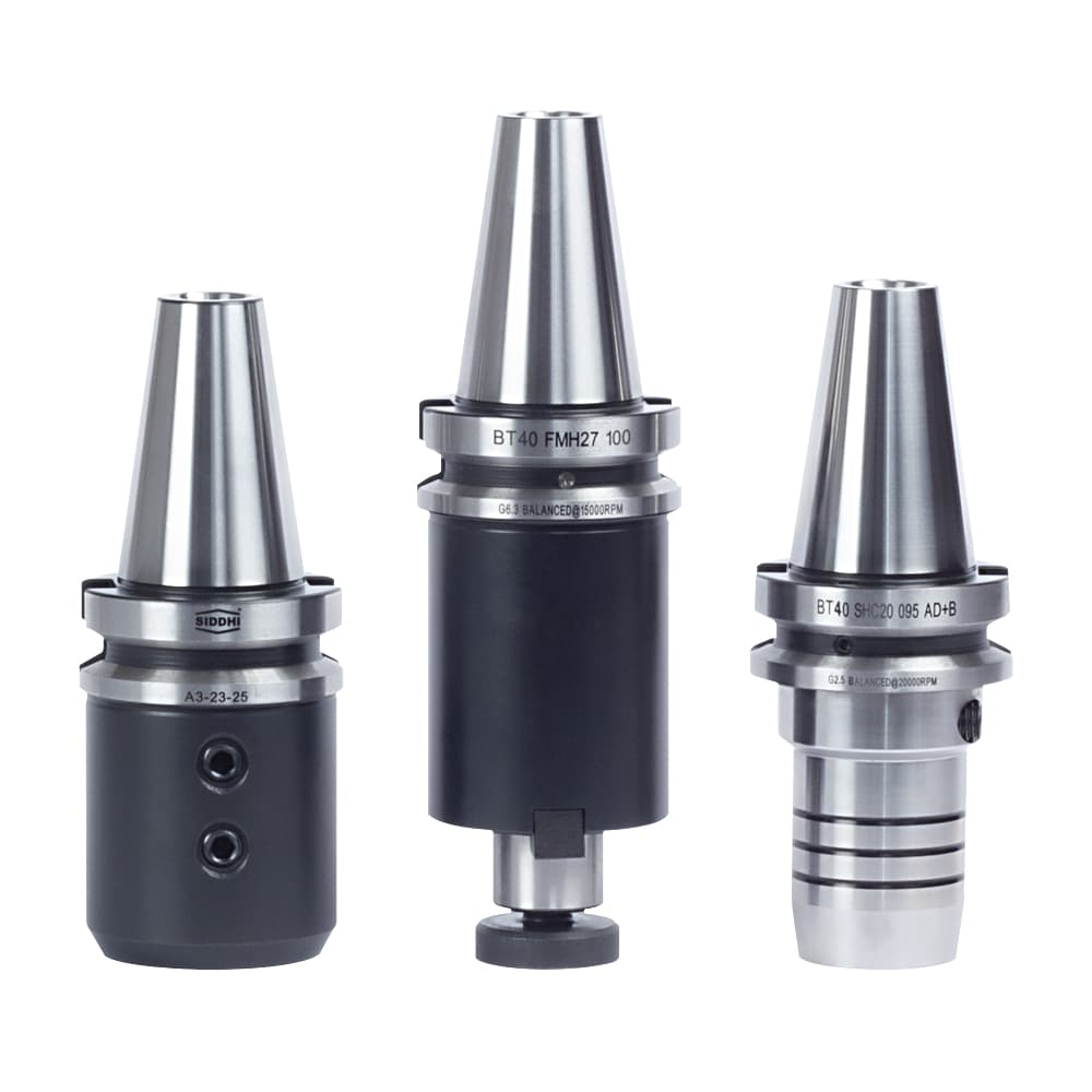 BT side-lock, face-mill and shell-mill tool holders