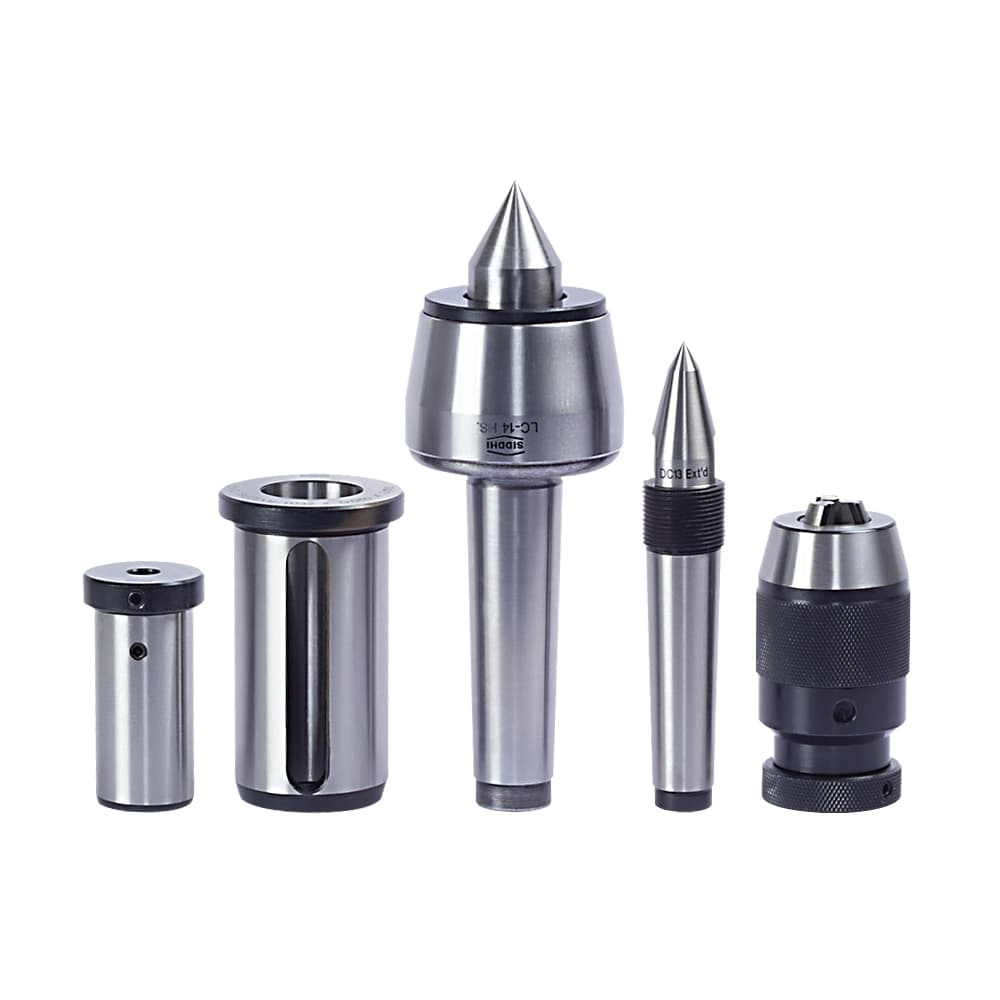 Precision drill chucks, CNC sleeves, and CNC dead centers
